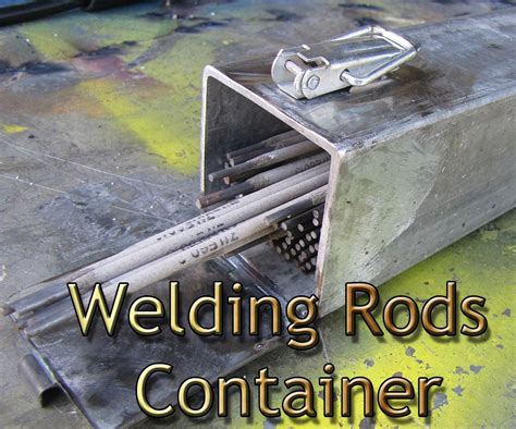 welding metal box|welding rod containers.